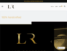 Tablet Screenshot of lashrepublic.com.au
